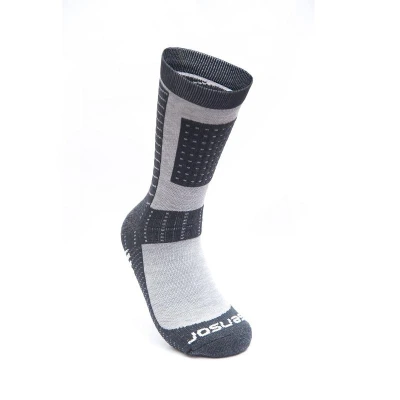 SENSOR Pro Merino Crew ponožky Čierna/sivá