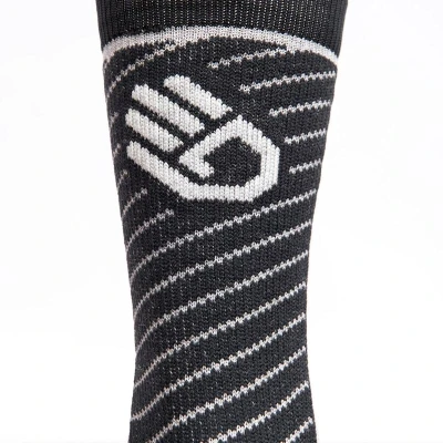 SENSOR Pro Merino Crew ponožky Čierna/sivá