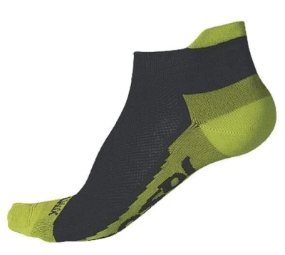 Sensor ponožky Race Coolmax Invisible Čierna/limetka