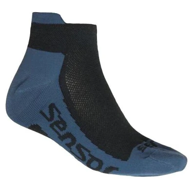 Sensor ponožky Race Coolmax Invisible Čierna/modrá
