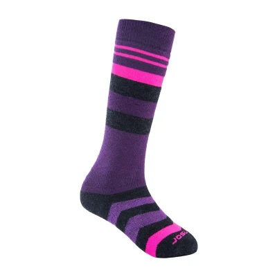 SENSOR Slope Merino ponožky Černá/růžová/fialová SENSOR Slope Merino ponožky Černá/růžová/fialová