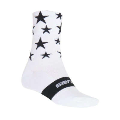 Sensor ponožky Stars Biela/čierna
