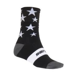 Sensor ponožky Stars Čierna/biela Sensor ponožky Stars Čierna/biela