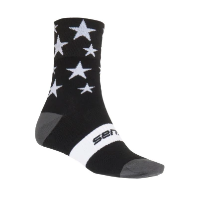 Sensor ponožky Stars Čierna/biela