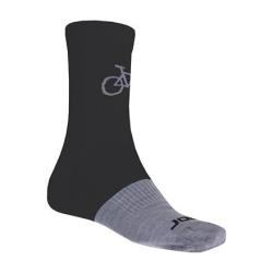 Sensor Tour Merino Čierna/šedá unisex ponožky
