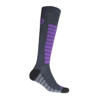 Sensor Ponožky Zero Merino Sivá/fialová