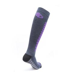Sensor Ponožky Zero Merino Šedá/fialová