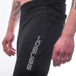 SENSOR Profi pánské černé kalhoty dlouhé
