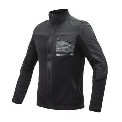 SENSOR Teddy unisex černá fleece bunda Fleece