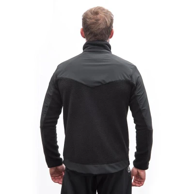 SENSOR Teddy unisex černá fleece bunda Fleece