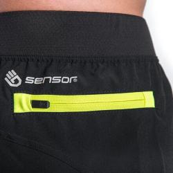 Sensor Trail Černá/reflex Žlutá pánské šortky POUZE XXL (VÝPRODEJ)