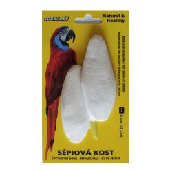 Sépiová kost na kartě cca 8 cm (2 ks) Sépiová kost na kartě cca 8 cm (2 ks)