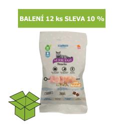 Serrano Snack Cat AntiHairball Chicken 50 g (12 ks) % Serrano Snack Cat AntiHairball Chicken 50 g (12 ks) %
