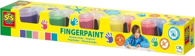 SES Creative Barvy baby prstové 6x 110ml kreativní set v krabici SES Creative Barvy baby prstové 6x 110ml kreativní set v krabici