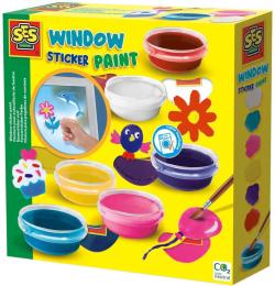 SES Creative Barvy na malování okenních obrázků kreativní set v krabici