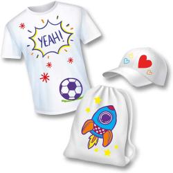 SES Creative Barvy na textil 6ks kreativní set v krabici