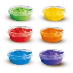 SES Creative Barvy prstové 6x45ml malé kalíšky baby kreativní set