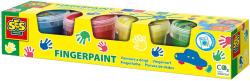 SES Creative Barvy základní prstové baby set 4x 110ml v kelímku