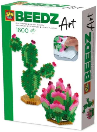 SES Creative Beedz zažehlovací 3D korálky Art kaktus 1600ks SES Creative Beedz zažehlovací 3D korálky Art kaktus 1600ks