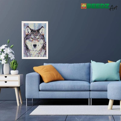 SES Creative Beedz zažehlovací 3D korálky Art vlk 7000ks