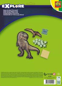 SES Creative Explore Dinosauři s hvězdami nástěnná dekorace ve tmě svítící