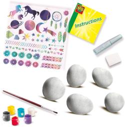 SES Creative Galaxy malování kamínků kreativní set v krabici