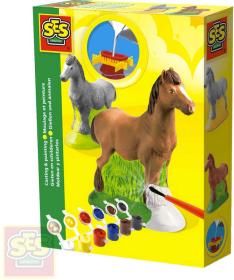 SES Creative Koně kreativní set na odlévání z formy s temperami