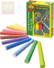 SES Creative Křídy dětské barevné set 12ks v krabičce SES Creative Křídy dětské barevné set 12ks v krabičce