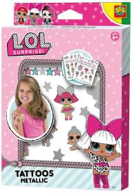 SES Creative L.O.L. Surprise! Dětské metalické tetování holčičí SES Creative L.O.L. Surprise! Dětské metalické tetování holčičí