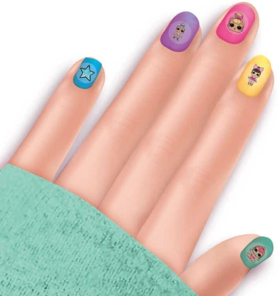 SES Creative L.O.L. Surprise! Zdobení nehtů samolepky na nehty set 198ks