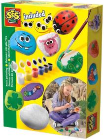 SES Creative Malování na kamínky kreativní set pro dívky v krabici SES Creative Malování na kamínky kreativní set pro dívky v krabici