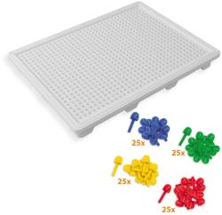 SES Creative Mozaika na desce malá barevné kloboučky 100 dílků