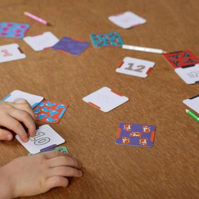 SES Creative Nauč se počítat zvířátka kreativní set s pastelkami