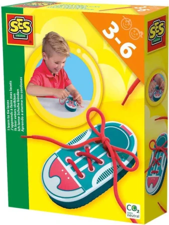 SES Creative Nauč sa zaväzať si šnúrku v krabici SES Creative Nauč sa zaväzať si šnúrku v krabici