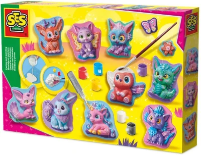 SES Creative Odlévání a malování Roztomilé fantasy figurky kreativní set SES Creative Odlévání a malování Roztomilé fantasy figurky kreativní set