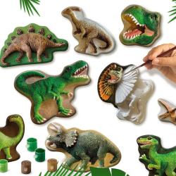 SES Creative Odlévání a malování ze sádry set s formičkami dinosauři