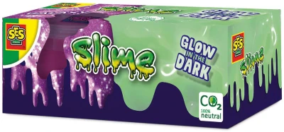 SES Creative Sliz třpytivý svítící ve tmě fosforeskuje set 2x 120g SES Creative Sliz třpytivý svítící ve tmě fosforeskuje set 2x 120g