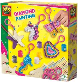 SES Creative Zdobení klíčenek kreativní sada s třpytivými kamínky