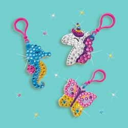 SES Creative Zdobení klíčenek kreativní sada s třpytivými kamínky