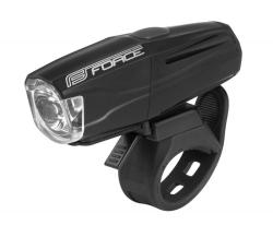 Set 2x Force Světlo přední SHARK 500LM USB, černé