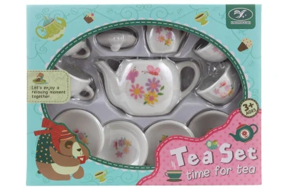 Set dětský porcelánový čajový servis dětské nádobíčko v krabici