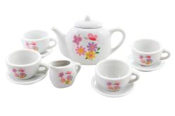 Set dětský porcelánový čajový servis dětské nádobíčko v krabici