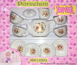 Set dětský porcelánový čajový servis s medvídky dětské nádobíčko v krabici Set dětský porcelánový čajový servis s medvídky dětské nádobíčko v krabici