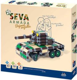 Seva Armáda Bojová vozidla (stavebnice) 436 dílků v krabici