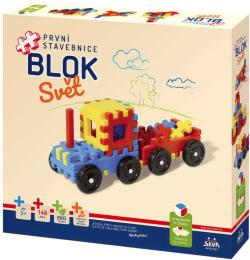 Seva BLOK Svět plastová (stavebnice) 146 dílků v krabici Seva BLOK Svět plastová (stavebnice) 146 dílků v krabici