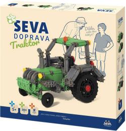 Seva DOPRAVA Traktor polytechnická (stavebnice) 384 dílků