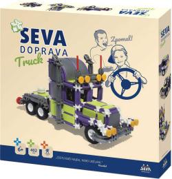 Seva DOPRAVA Truck polytechnická (stavebnice) 402 dílků