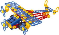 Seva Mechanik Hugo staví Letadlo (stavebnice) 144 dílků set s nářadím v krabici