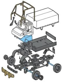 Seva Monti System 17 Auto Mercedes Unimog RALLYE MS17 0106-17