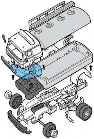 Seva Monti System 36 Auto Liaz PILSNER URQUEL stavebnice MS36 0103-36